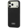 Audi sintetinės odos MagSafe dėklas iPhone 18 Pro Max / 17 Pro Max, juodas