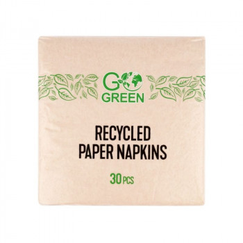 GoGreen perdirbto popieriaus servetėlės