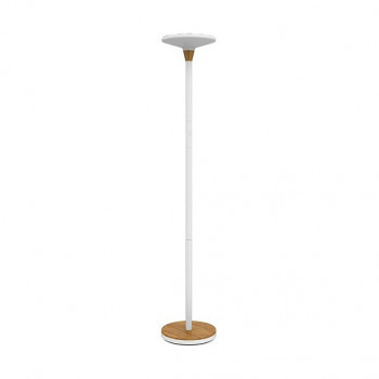 UNiLUX grindų lempa 44.6 W, balta/bambukas