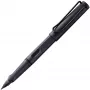 LAMY safari plunksnakotis rašalo kapsulėms, steel black, plunksna M (1238794)