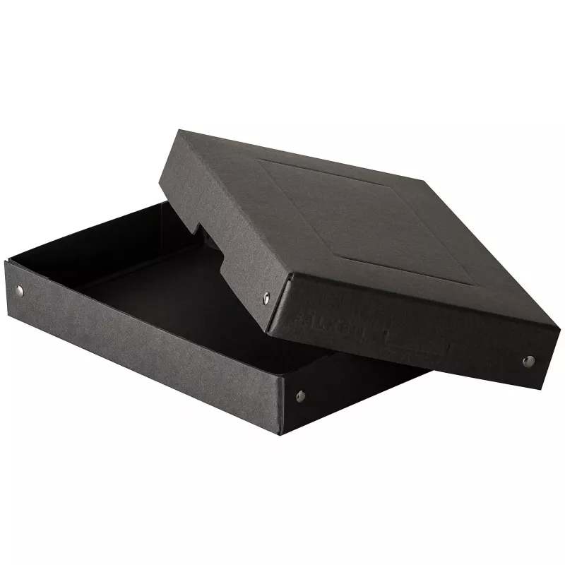 FALKEN PURE dokumentų dėžė 500 lapų, 18 x 25 x 4 cm, juoda