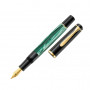 Pelikan Classic M200 stūmoklinis plunksnakotis, žalias marmurinis