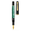 Pelikan Classic M200 stūmoklinis plunksnakotis, žalias marmurinis