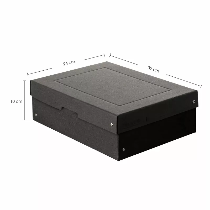 FALKEN PURE daiktų dėžė 7.0 l juoda 24.0 x 32.0 x 10.0 cm