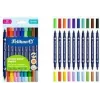 Pelikan Colorella Twin flomasteriai, rūšiuoti pagal spalvas, 10 vnt.