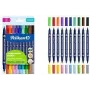 Pelikan Colorella Twin flomasteriai, rūšiuoti pagal spalvas, 10 vnt.