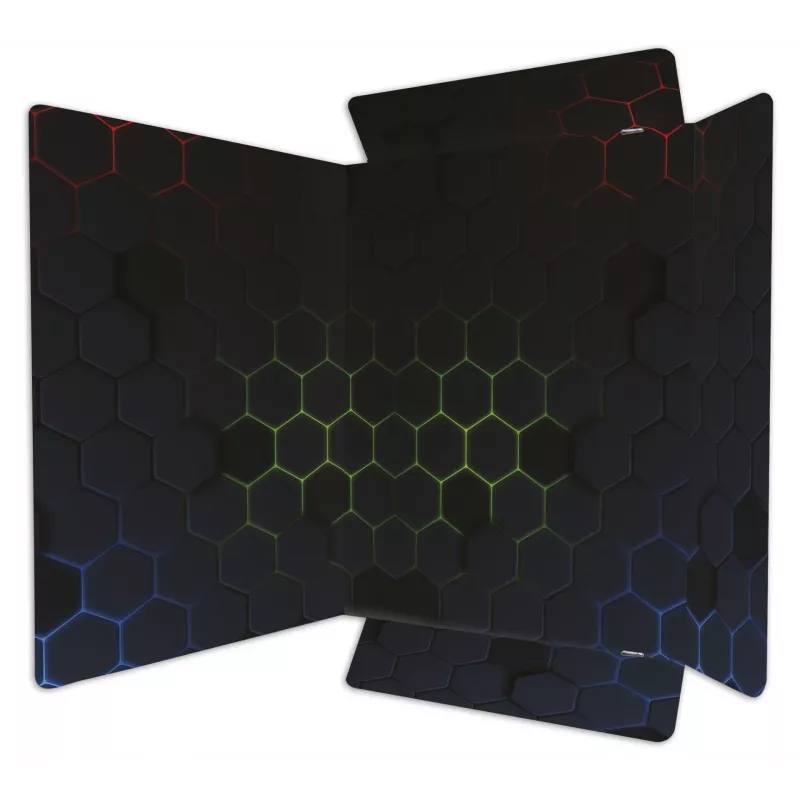 RNK Verlag Hexagon aplankas su gumele ir 3 atvartais, kartoninis, DIN A4