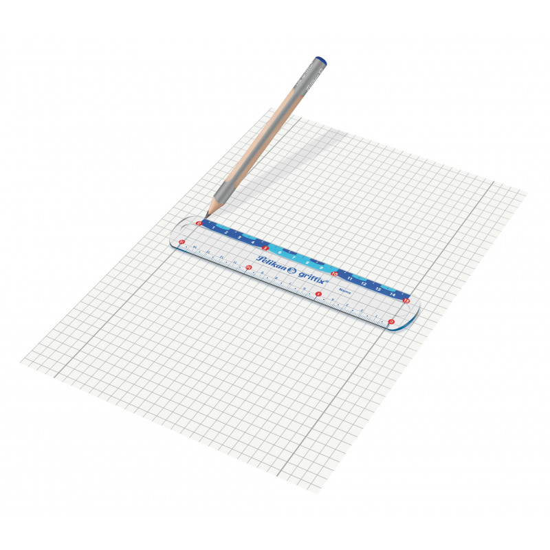 Pelikan griffix liniuotė 15 cm, sulankstomoje dėžutėje