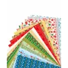 folia kalėdinių motyvų bloknotas, 270 g/m², įvairių spalvų