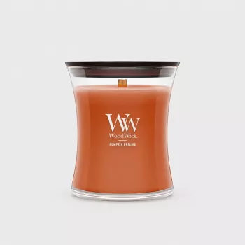 WoodWick Pumpkin Praline žvakė, vidutinė