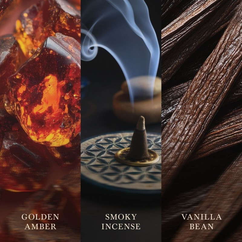 WoodWick Radiant Amber žvakė, vidutinė