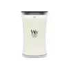 WoodWick White Teak žvakė, didelė, 610 g