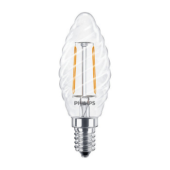 Philips CorePro LED filamentinė žvakinė lempa 250lm 2W 2700K E14