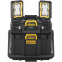 DeWALT DWST08061-1 ToughSystem 2.0 įrankių dėžė su apšvietimu, 14 L, juoda/geltona