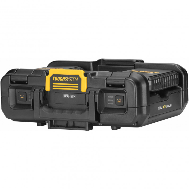 DeWALT DWST08061-1 ToughSystem 2.0 įrankių dėžė su apšvietimu, 14 L, juoda/geltona