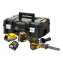DeWALT DCM200E2T 18V akumuliatorinė juostinė dildė, 2x 1,7Ah Powerstack akumuliatoriai, TSTAK