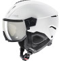 UVEX Instinct Visor slidinėjimo šalmas, juodas/baltas, 53-55 cm (56/6/260/50)