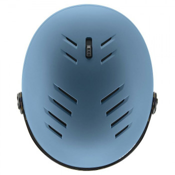 UVEX Wanted Visor slidinėjimo šalmas, akmens spalvos/mėlynas, 58-61