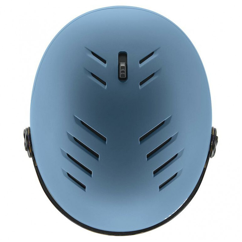 UVEX Wanted Visor slidinėjimo šalmas, akmens spalvos/mėlynas, 58-61