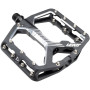 Leatt AllMtn 6.0 Flat dviračio pedalai, siaura platforma 114x100 mm, juodi