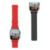 Urban Armor Gear UAG Pathfinder – silikoninė dvipusė magnetinė apyrankė Apple Watch 4–6 serijos ir SE 1–3, 44mm / 7–9 serijos, 45mm / 10–11 serijos, 46mm / Ultra 1–3, 49mm (pelenų/lavos)
