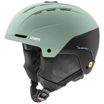 UVEX Stance MIPS slidinėjimo šalmas 54-58, juodas/žalias