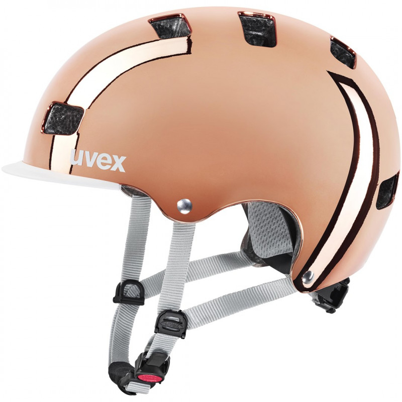 UVEX HLMT 5 Bike Pro dviračio šalmas, rudas, 55-58