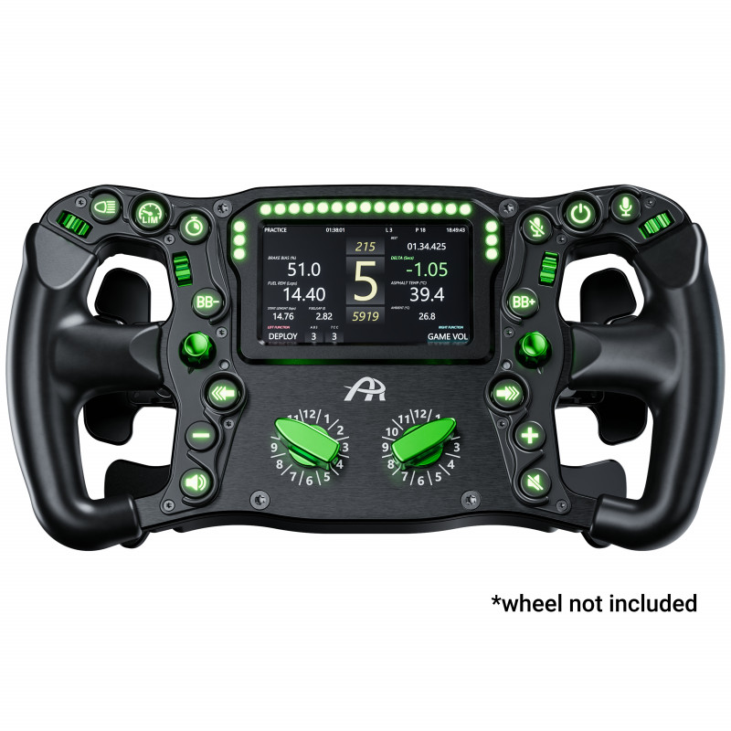 Ascher Racing Knob Kit Pro rankenėlių rinkinys, Maniti Green