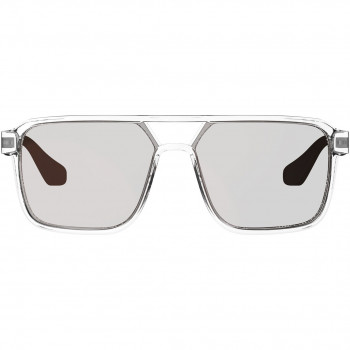 Leatt TheViz Pyrenees Polarized dviračių akiniai, skaidrūs/sidabriniai