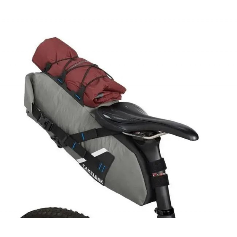 CamelBak MULE 9 Saddle Pack krepšys po dviračio balneliu, pilkas