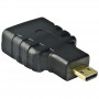 Akyga AK-AD-10 adapteris HDMI lizdas – micro HDMI kištukas, juodas