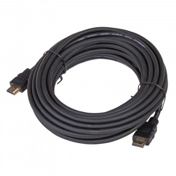 Akyga AK-HD-100A HDMI 1.4 High Speed kabelis su Ethernet, 10 m, juodas