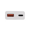 Sieninis įkroviklis Akyga AK-CH-27 30W USB-C USB-A PD GaN 5-20V / 1.5-3A baltas