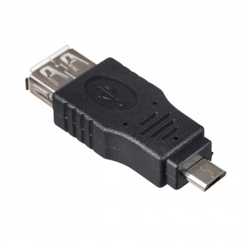 Akyga AK-AD-08 OTG adapteris USB-A lizdas – micro USB kištukas, juodas