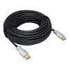 Akyga AK-HD-200L HDMI 2.1 aktyvusis optinis kabelis (AOC), 48 Gbps, 8K@60Hz, 4K@120Hz, 20 m, juodas
