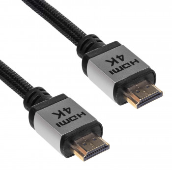 Akyga AK-HD-30P HDMI kabelis v2.0, High Speed su Ethernet, 4K, 3 m, juodas
