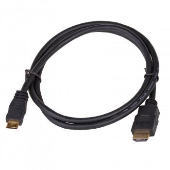 Akyga AK-HD-10M HDMI į Mini HDMI kabelis v1.4, High Speed su Ethernet, 1 m, juodas