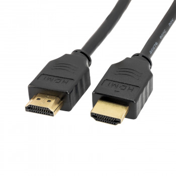 Akyga AK-HD-05A didelės spartos HDMI kabelis su Ethernet, HDMI 1.4, 0,5 m, juodas