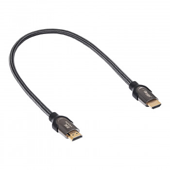 Akyga AK-HD-05S HDMI 2.1 ekranuotas kabelis, 48 Gbps, 8K@60Hz, 4K@120Hz, 0,5 m, juodas