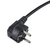 Akyga AK-NB-01C nešiojamojo kompiuterio maitinimo kabelis CEE 7/7 – IEC C5, varis 3x0,75 mm², 1,5 m, juodas