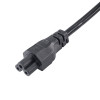 Akyga AK-NB-01C nešiojamojo kompiuterio maitinimo kabelis CEE 7/7 – IEC C5, varis 3x0,75 mm², 1,5 m, juodas