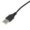 Akyga AK-DC-03 maitinimo kabelis USB-A kištukas – DC 3,5 x 1,35 mm kištukas, 0,8 m, juodas