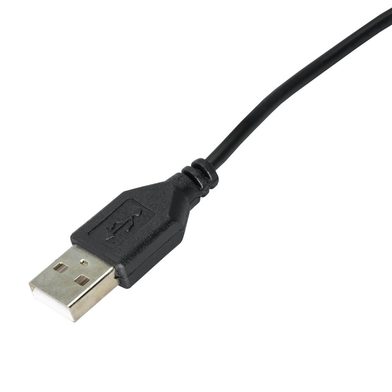 Akyga AK-DC-03 maitinimo kabelis USB-A kištukas – DC 3,5 x 1,35 mm kištukas, 0,8 m, juodas
