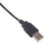 Akyga AK-DC-04 maitinimo kabelis USB-A kištukas – DC 5,5 x 2,5 mm kištukas, 0,8 m, juodas