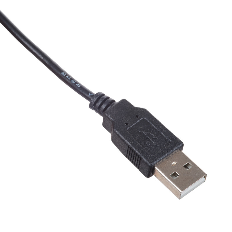 Akyga AK-DC-04 maitinimo kabelis USB-A kištukas – DC 5,5 x 2,5 mm kištukas, 0,8 m, juodas