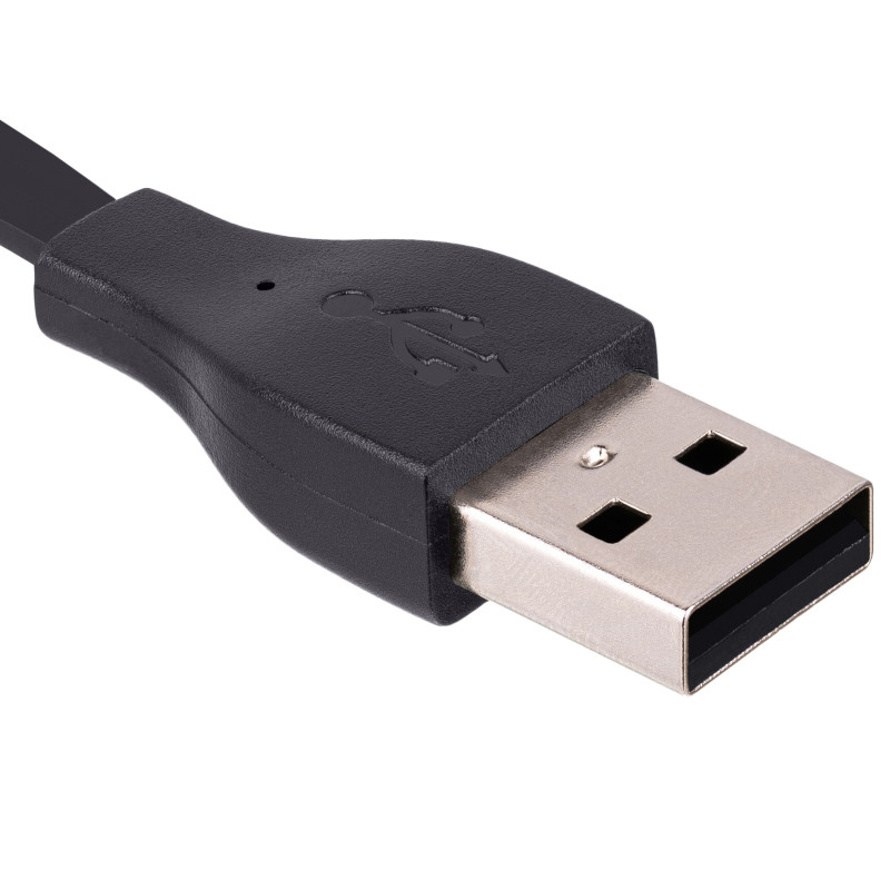 Akyga AK-SW-11 įkrovimo kabelis, skirtas Xiaomi Mi Band 2, USB, 10 cm