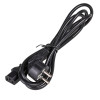 Akyga AK-PC-01S maitinimo laidas CEE 7/7 (Schuko) į IEC C13, 3x 1,5 mm² varis, 1,5 m, juodas