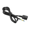 Akyga AK-OT-08C IEC C14 maitinimo kabelis su atviru galu, 3x 1 mm² varis, 1 m, juodas