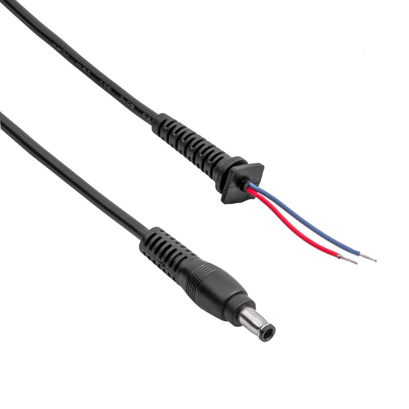 Akyga AK-SC-41 nešiojamojo kompiuterio įkroviklio nuolatinės srovės serviso kabelis 5,5 x 3,0 mm + kaištis, 90 W, 1,2 m