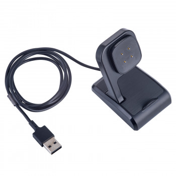 Akyga AK-SW-26 magnetinis įkrovimo stovas, skirtas Fitbit Versa 3 / Sense, USB-A, 1 m
